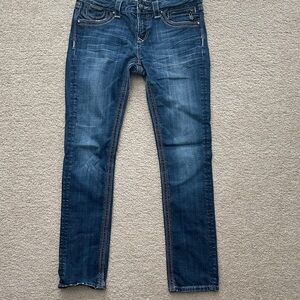 Express Jeans Denim Blue Women's Skinny Jeans